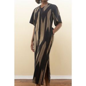 Slit Back Maxi Dress